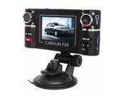 2.7'' LCD Dual Lens Vehicle Camcorder With Night Vision Circulation Shooting And 140 Wide Angle Car DVR 30fps F30+32GB Memory Card
