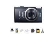 Canon PowerShot ELPH 340 HS Digital Camera, Black With Upgrade Accessory Kit