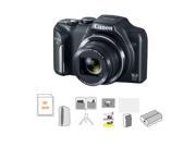 Canon PowerShot SX170 IS Digital Camera Black with Accessory Kit C #8410B001 C
