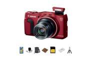 Canon PowerShot SX700 HS Digital Camera ,RED With Upgrade Accessory bundle