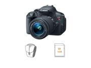 Canon EOS T5i Camera w/EF-S 18-55mm f/3.5-5.6 IS Lens, Bundle w/16GB Card, Case