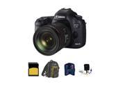 Canon EOS-5D Mark III DSLR Camera with Canon EF 24-70mm IS Lens With Bundle