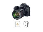 Canon EOS-6D 20.2 MP Digital SLR Camera Kit w/Canon EF 24-105mm * BUNDLE A *