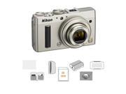 Nikon Coolpix A Digital Camera Silver , With Upgrade Accessory Kit #26424 KB
