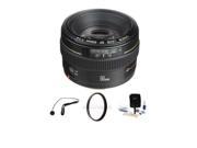 Canon EF 50mm f/1.4 USM Standard AF Lens, USA #2515A003 -BUNDLE- UV Filter ++