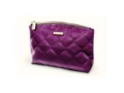  BH Cosmetics Grape Quilted Makeup Bag Purple