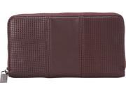 UPC 848258070754 product image for Downtown Stripe Zip Wallet - Burgundy | upcitemdb.com