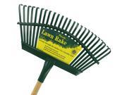 Flexrake 48in. Handle 19in. Steel Head Lawn Rake 1W