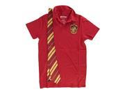 Harry Potter Gryffindor Polo With Tie Costume Set