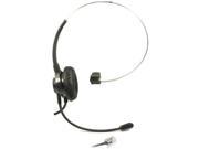 Igoodo New Corded Headset Ear Phone Headphone with Microphone For Siemens ROLM Optiset Advance Plus With Headset Adapter ; Comfort 300E With Headset A