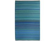 Cancun - Turquoise & Moss Green 4' X 6'