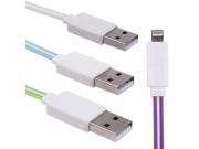 For iPhone 5 5S 5C New LED Light USB Charger Data Sync Cable Cord Charger White Color