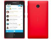 Nokia X A110 Red FACTORY UNLOCKED 4GB 4.0 3.15MP Dual Sim Android