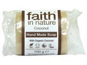 UPC 708002300363 product image for Faith In Nature Hand Made Coconut Soap With Organic Coconut 100g | upcitemdb.com