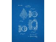 Christmas Tree Vibrator Patent Art Blueprint