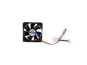 New IDE Black 80mm Chassis Crystal Fan for Computer PC Host 5844