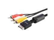 New 6 Feet RCA AV Audio Video Composite Cable Cord for Sony PS1 PS2 PS3 PS3 Slim