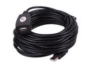 30FT USB Male to Female Active Extension Cable Repeater Cord For PC MAC Gaming