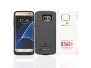 Samsung Galaxy S7 Edge Battery Case, ZeroLemon Samsung Galaxy S7 Edge 8500mAh Extended Battery Case with Soft TPU Full Edge Protection-Black