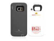 ZeroLemon Samsung Galaxy S7 ZeroShock 7500mAh Rugged Extended Battery Case with Soft TPU Full Edge Protection-Black Y1034