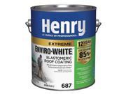 HENRY HE687GR046 Elastomeric Roof Coating, .9 gal., White