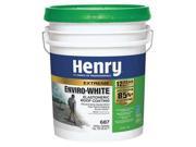 HENRY HE687GR406 Elastomeric Roof Coating,4.75 gal.,White