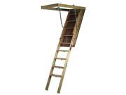 S305P 350 lbs. Load Capacity 30 in. x 60 in. Open Ceiling Wood Attic Ladder for 8 ft. 9 in. Ceiling Heights