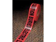 3M Barricade Marking Tape Solid Roll 3 x 1000 ft. 8 PK 302