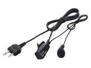 ICOM HM128 Earphone Microphone 2 Wires Blk 3ft Cord G0379097