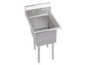 ELKAY E1C24X24 0X Scullery Sink Without Faucet 29 In. L