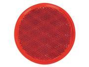 PETERSON B475R Reflector Stick On Red 3 13 64 in. dia.
