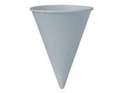SOLO CUP 4BR 2050 DisposablePaper Cone 4 oz. White PK5000