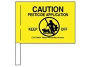Marking Flag Yellow Pesticide Vinyl PK50 G4014351