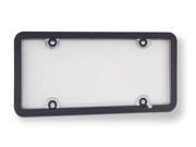 BELL 45601 8 License Plate Cover Clear Black Polymer G2297556