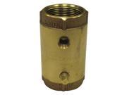 CAMPBELL CVB 4TLF Spring Check Valve with Taps 1 In. FNPT G4712854