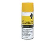 TOUGH GUY 4WGA9 Spray Paint OSHA Safety Yellow 12 oz.