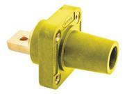 HUBBELL HBLFRBY Single Pole Connector Receptacle Yellow
