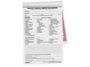 JJ KELLER 115 B Vehicle Inspection Form 2 Ply Carbonless