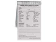 JJ KELLER 116 B Vehicle Inspection Form 3 Ply Carbonless