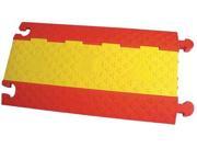 POWER FIRST 4CEL6 Cable Protector Red and Yellow 3 ft.