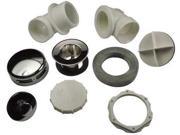 AB A 60351 Waste Overflow Half Kit RoughInOnly PVC