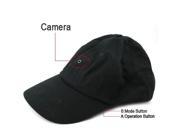 1280 x 960 HD Baseball Cap Hat Hidden Camera Mini DVR DV Camcorder Video Recorder Supports TF Card with Bluetooth Function