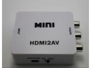 MINI HDMI2AV Siganal Converter Mini HDMI to CVBS R L Audio Converter