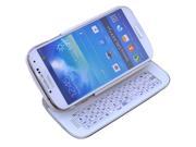 Wireless Sliding Bluetooth Keyboard with Detachable Case Hard Shell Back Cover Wireless Bluetooth 3.0 Keyboard For Samsung Galaxy S4 SIV i9500