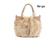 Winter Fashion bag plush the chain tassel bucket women s handbag bag LY R01