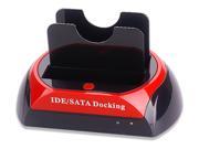 Multi function HDD Docking Station All in 1 Docking USB2.0 to 2.5 3.5 IDE SATA Double Slots WLX 875D