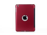 New Arrival Color Mix Flip CaseFor Apple iPad Mini Cases Cover with Wireless Bluetooth Keyboard For ipad Mini 1 2 3 F1 Red