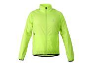 WOLFBIKE Cycling Sports Breathable Reflective Jersey Cycle Clothing Long Sleeve Wind Coat Jacket Bicycle Bike Windbreak Jersey BC231 Green