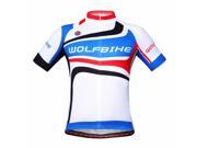 WOLFBIKE Unisex Cycling Shirt Outdoor Sport Wear Bike Bicycle Motorcycle Motorcross Jersey Quick Dry Breathable Clothing Top BC224 Blue