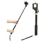 Extendable Handheld Bluetooth Mobile Phone Monopod Camera Tripod Phone Holder Self Selfie Stick for iPhone Samsung No Battery